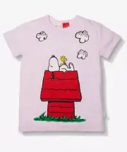 NEW PETER ALEXANDER PINK PEANUTS SNOOPY SLEEP TEE NIGHTIE $49.95 JNR 6