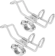 TooToo 2/4 Quality Stainless Steel Rod Holder Rail Mount Wire Fishing Boat Marine Grade