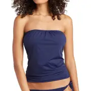 Tommy Bahama Pearl Bandini Tankini Top, Navy, X-Small