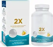 2150mg with &,Good for Heart and Brain，Gluten Free, Non-GMO, 1 Pack,1PCS