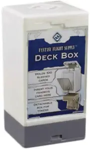 Customizable Deck Box - White Fantasy Flight GAMING SUPPLY BRAND NEW ABUGames