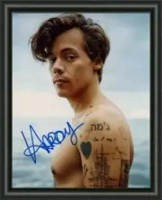 HARRY STYLES - SINGER - A4 SIGNED PHOTO POSTER - HIGH GLOSS PHOTO QUALITY