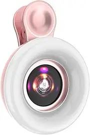 Phone Macro Lens | Adjustable Selfie Lens for Phone | Multi-Purpose Phone Camera Lens | Portable Photography Phone, Macro Fill Light Led Fill Lamp for Ultra Bright Photo and Video Lighting
