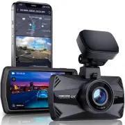 D21 Dash Cam, Real 4K Dash Camera Front 5G WiFi GPS, 3" LCD Super Night Visio...