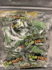 Sour Patch Big Kids Candy Lime Green Lovers Pack .19 Individual Wrapped Pieces