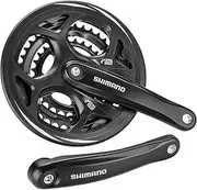 [SHIMANO] FC-M311 175mm 48/38/28T Front Crankset with Guard Black