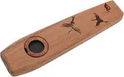 Mikinona Kazoo Flute for Adults Boys and Girls Wooden Slide Flute Instrument for Music Beginners Experts