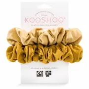 Kooshoo Organic Scrunchies Gold Sand