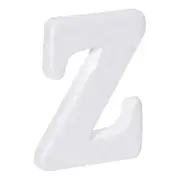 Foam Letters Z Letter EPS White Polystyrene Letter Foam 100mm/4 Inch