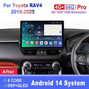 13.1 inch Screen Android Car Radio For Toyota RAV4 2019-2025 Carplay Head Unit