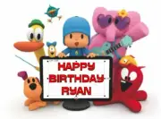 Pocoyo Edible Image Cake Topper Frosting Sheet