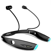 H1 Sport Wireless Bluetooth Headphone Sweat Proof Foldable Headset Stereo Earphone - Black