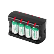 Replacement 8-slot Battery Charger for RCR123A 16340 16350 Accessories