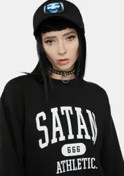 [Satan Athletic] College 666 Athletic Sweatshirt