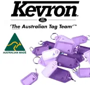Original Kevron KEY TAG Bulk Lot ( x50 Tags ) PURPLE Color