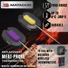 Meat Food Thermometer Probe Temperature BBQ Grilling Cooking Bluetooth 2 Packs