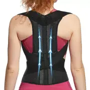 New Adult Back Brace Posture Corrector Lumbar Support Back Pain Relief Sz M