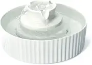 YES4PETS Porcelain Electric Pet Water Fountain Dog Cat Ceramic Water Feeder Bowl Dispenser
