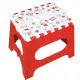 小禮堂 Hello Kitty 兒童攜帶式折疊椅 (紅白點心款)