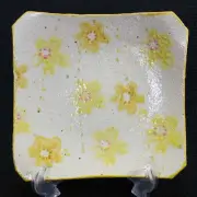 Porcelain square plate Kobayashi Pia Sagakiyaki ceramic plate potte From Japan