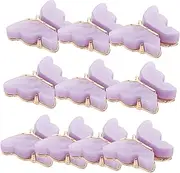 [COHEALI] Butterfly Pendant Butterflies Jewelry Pendants Jewelry Making Accessories Charm Bracelet Charm Stoppers for Bracelets DIY Bracelet Charms DIY Pendants Purple Alloy