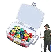 Lead Weights Set - Colorful Lead Shot Set,50x Drop Shot Sinkers Set, Portable Fishing Accessory for Men, Women