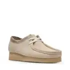 Clarks Originals Womens Wallabee. Off White Int Suede Shoe UK 7.5,8 D