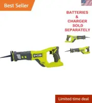 Robust ONE+ 18V Reciprocating Saw - Powerful Cuts, Easy Blade Changes, Tool Only