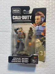 MEGA CONSTRUX CALL OF DUTY SPECIALIST BATTERY FVF97 SERIES 3 New