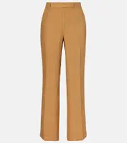 [Polo Ralph Lauren] Polo Ralph Lauren Linen wide-leg pants AU 6 brown