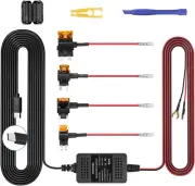 Upgraded Dash Cam Hardwire Kit, Type-C USB Hard Wire Kit 12V-24V to 5V Hardwire