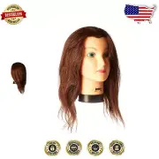 Elegant Debra Manikin Head for Realistic Hair Techniques - 11" Size, Vinyl Look