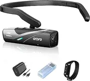 ORDRO EP8 Wearable Hands-Free FPV Camera, Ultra HD 4K 60FPS Camcorder with 1/2.8" Sensor, 2-Axis Gimbal Stabilizer, 2.4/5G WiFi, Support Type-C Fast Charge