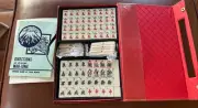 VINTAGE MAHJONG CHINESE GAME SET IN THE CASE - BRAND NEW - HEAVY - ALMOST 6Lbs