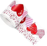DIYEAH Heart Border Sticker Bulletin Board Valentine's Day Bulletin Border Sticker Coated Paper Stickers
