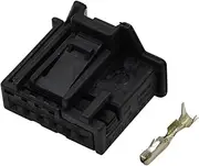 BIZOCA 6Pin Car Female Male Sunroof Reading Light Rearview Mirror Switch Wiring Harness Plug for 1355082-1 6Q0972716(Dark Grey)
