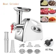 Stainless Steel Electric Meat Grinder Mincer Sausage Filler Kibbe Maker