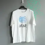 極樂鳥古著-VINTAGE AT&T T-SHIRT 老品美國AT&T企業LOGO短T