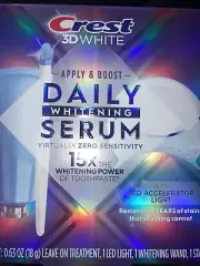 Crest 3D White Daily Whitening Serum + LED Accelerator Light
