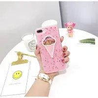 在飛比找蝦皮購物優惠-《現貨》韓國ins同款矽膠閃粉冰淇淋創意iPhone i6/