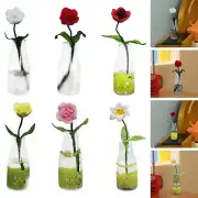 Micro Landscape Flower Mini Flower in Vase for 1:6 1:12 Kitchen Dinning Room