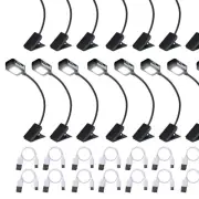 Eco-Friendly Clip-On Reading Lights - Rechargeable for Hassle-Free Use