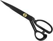 EPIGEIST 1 Pair Professional Tailor Scissors Metal Sewing Shears for Fabric Cutting Lightweight Durable Design with Comfortable Handle for Dressmaking and Crafting Black