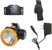 Portable Headwaterproof Super Bright Lamp Headlight Light, 2400Mah Headlamp for Safety Helmet, Rechargeablesuitable for Camping, Night Hikes