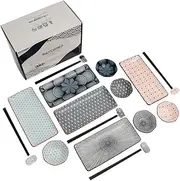[RAYCODED] 25 pcs, Sushi Plate Set, Sets Serving Platters and Trays, Serving Trays for Entertaining, Serving Dishes, Sushi Set, Appetizer Plates, Sushi Plates, Rectangle Plates, Japanese Dinnerware Set