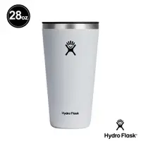 在飛比找PChome24h購物優惠-Hydro Flask 28oz/828ml 隨行杯 經典白