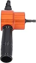 Double Head Cutter Metal Cutting Tool, 360° Positioning, Electric Nibbler Attachment with Drill Tool, for Auto and Home Repairs