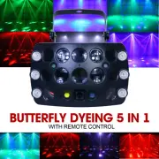 5IN1 LED Stage Light Laser Projector RGB DJ Disco Party KTV Show Lighting