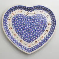 在飛比找momo購物網優惠-【波蘭陶】Zaklady 愛心造型餐盤 陶瓷盤 菜盤 水果盤
