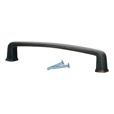 5 Pack Modern 5-1/32" Brushed Oil-Rubbed Bronze Cabinet Pull Handle P018128BORB